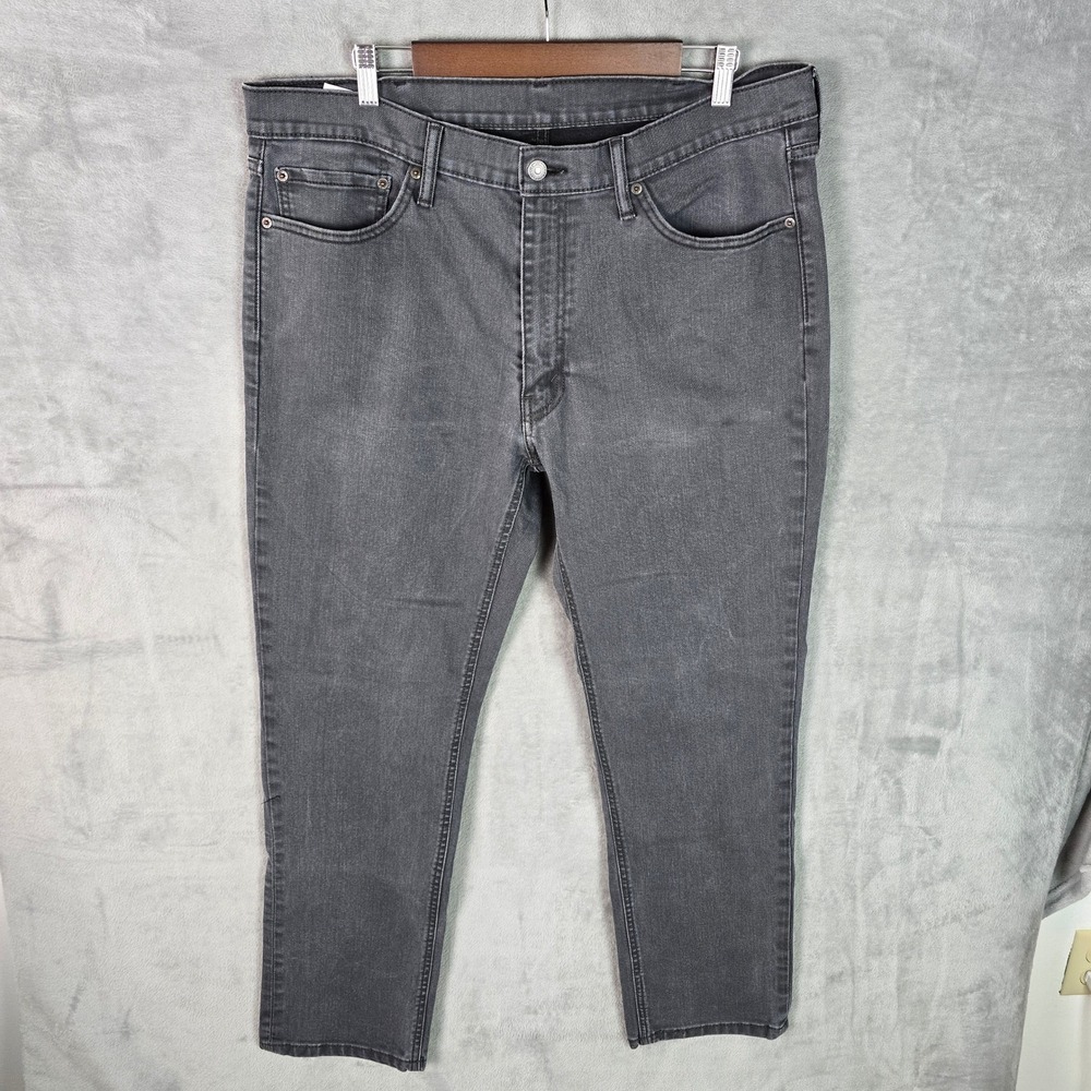 Levis 541 Athletic Taper Jeans Mens 38x32 Gray Denim‎ Pants 18181-0005